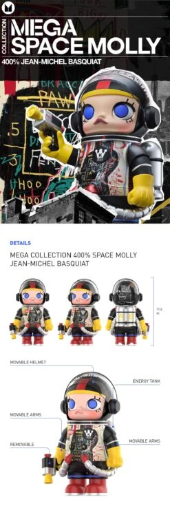 MEGA SPACE MOLLY 400% Jean-Michel Basquiat -Pop Mart 01 cERsDirQst 1200x3586