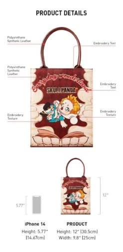 SKULLPANDA Everyday Wonderland Series-Tote Bag -Pop Mart 02 kSQ49HmQjf 1200x2449