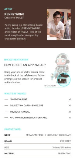 MEGA SPACE MOLLY 1000% Mint Chocolate -Pop Mart 1000 mint choco 05 Rtsf5DgmLH 1200x2656