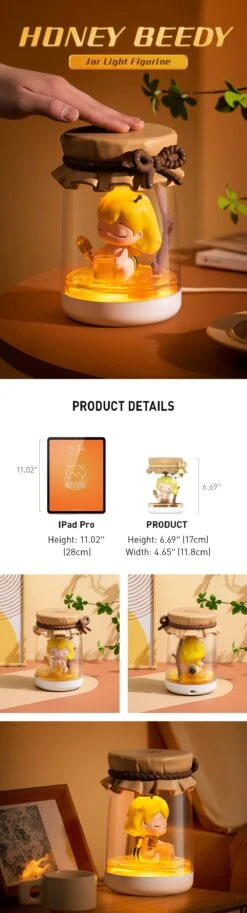 HONEY BEEDY Jar Light Figurine -Pop Mart 20230922 145957 738572 1200x4437