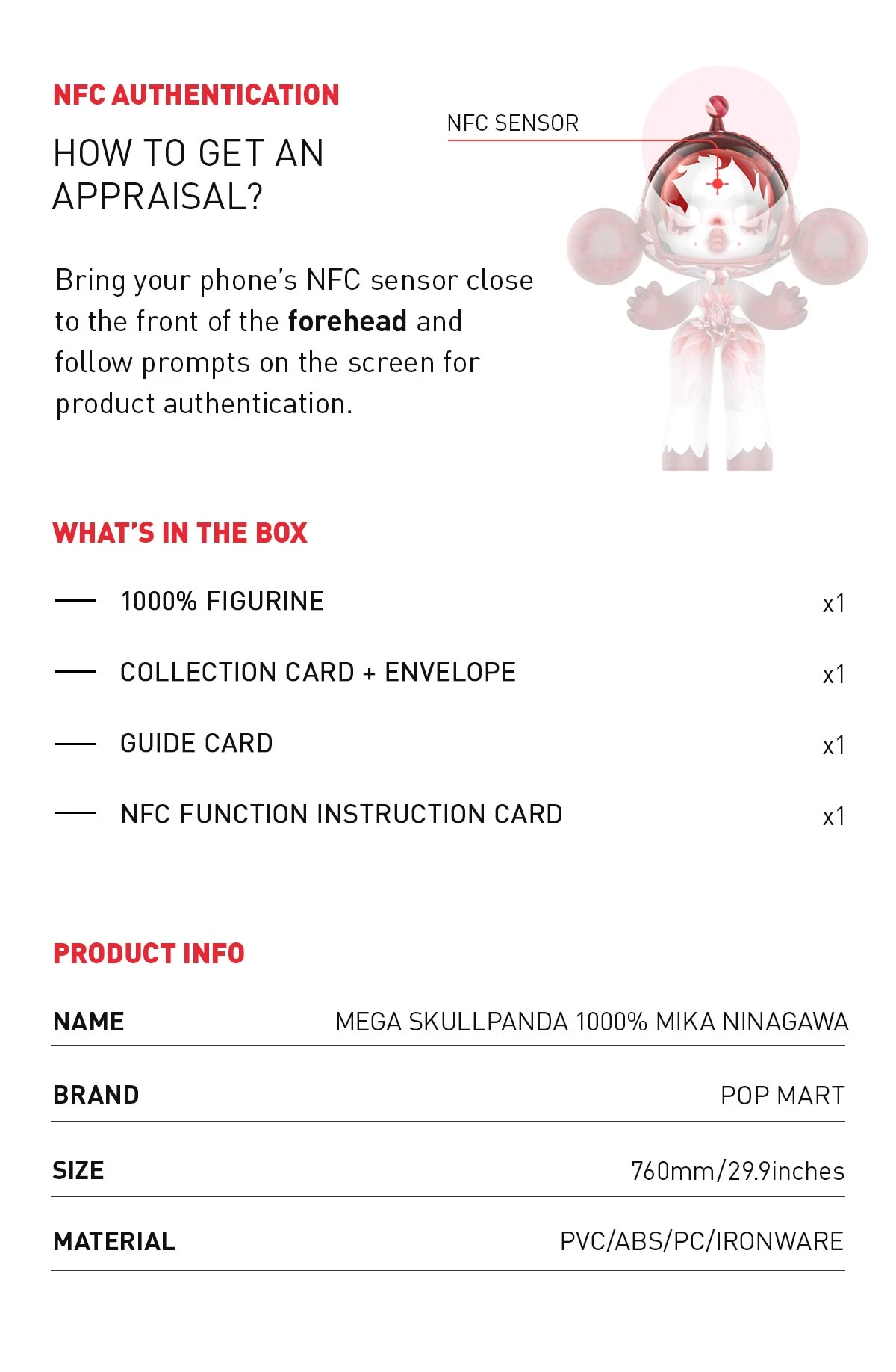 MEGA α SKULLPANDA 1000% MIKA NINAGAWA 12 MEGA α SKULLPANDA 1000% MIKA NINAGAWA - Image 12