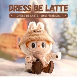 THE MONSTERS - DRESS BE LATTE Vinyl Plush Doll -Pop Mart 20231115 174401 782125 1200x1201