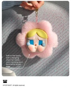 CRYBABY Sad Club Series-Silicone Plush Earphone Bag -Pop Mart 20240102 152637 573804 1200x1514