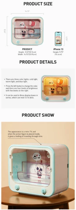 THE MONSTERS Catch Me If You Like Me Series - TV Set Luminous Display Container -Pop Mart 20240108 171936 354785 1200x3289