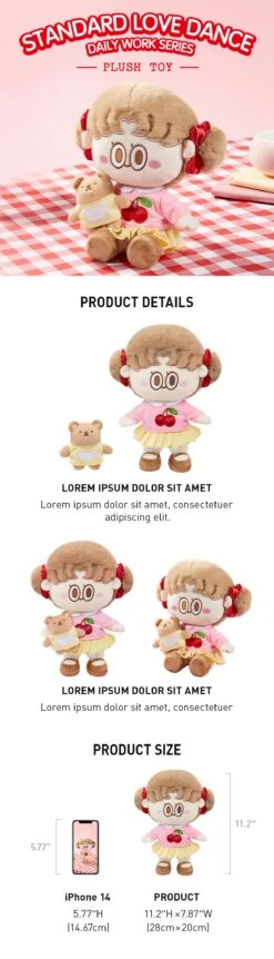 Standard Love Dance Daily Work Series-Plush Toy -Pop Mart 20240118 185302 340324 1200x4187