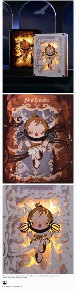 SKULLPANDA Image Of Reality Series-Papercraft Lamp (Colored Ver.) -Pop Mart 20240219 183357 420629 1200x4590