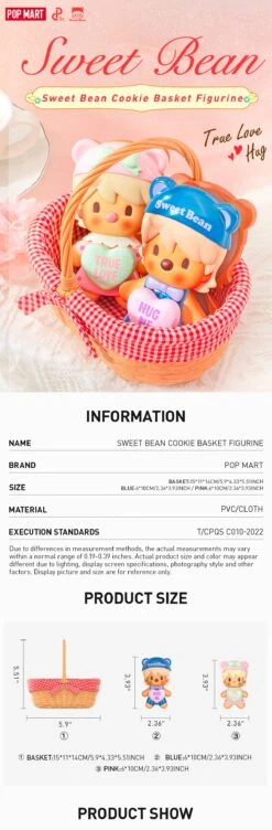 Sweet Bean Cookie Basket Figurine 16 Sweet Bean Cookie Basket Figurine -Pop Mart 20240402 144607 866382 1200x3653