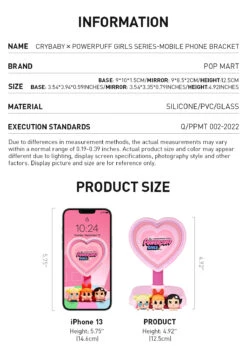 CRYBABY × Powerpuff Girls Series-Mobile Phone Bracket -Pop Mart 20240425 142314 367706 1200x1698
