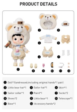 HACIPUPU Captain Bear Action Figure -Pop Mart 20240510 195132 920088 03 hacipupu captain bear action figure bjd pop mart us 03 1200x1754