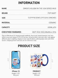 DIMOO'S HOLIDAY IN THE USA SERIES-Mug -Pop Mart 20240522 120602 797253 dimoo s holiday in the usa series mug accessories details pop mart us 02 1200x1618