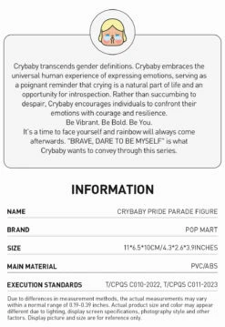 CRYBABY PRIDE PARADE FIGURE -Pop Mart 20240530 150659 471589 crybaby pride parade figure designer figurine details pop mart us 03 1200x1744