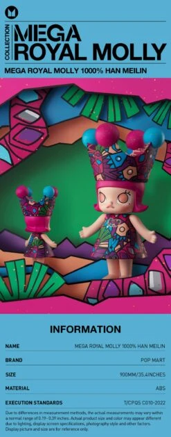 MEGA ROYAL MOLLY 1000% HAN MEILIN -Pop Mart 20240605 103218 034839 mega royal molly 1000 han meilin mega 1000 pop mart us detail 01 1200x3057