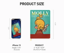 MOLLY Anniversary Statues Classical Retro 2 Series-Notebook -Pop Mart 20240627 103517 677179 molly anniversary statues classical retro 2 series notebook accessories pop mart us details 3 1200x984