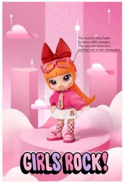 MOLLY × The Powerpuff Girls Series Action Figure -Pop Mart 20240627 143911 873116 molly the powerpuff girls series action figure bjd details 07 1200x1763
