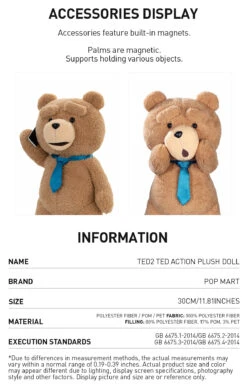 Ted2-ted Action Plush Figure -Pop Mart 20240718 141203 525565 ted2 ted action plush doll plush toys pop mart us details 3 1200x1891