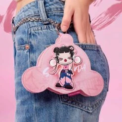 SKULLPANDA CHEERS TO MYSELF SERIES-Mini Bag -Pop Mart 20240725 113309 629684 skullpanda cheers to myself series mini bag pink accessories pop mart us scene 2 1200x1200