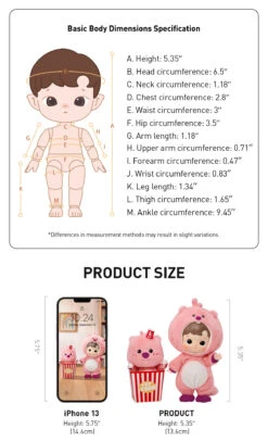 HACIPUPU × ZANMANG LOOPY Action Figure -Pop Mart 20240829 135737 879841 hacipupu zanmang loopy action figure bjd popmart us details 03 1200x1976