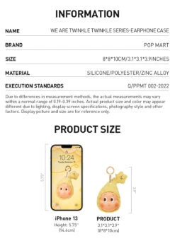We Are Twinkle Twinkle Series-Earphone Case -Pop Mart 20240912 103808 300526 we are twinkle twinkle series earphone case accessories details popmart us 03 1200x1658