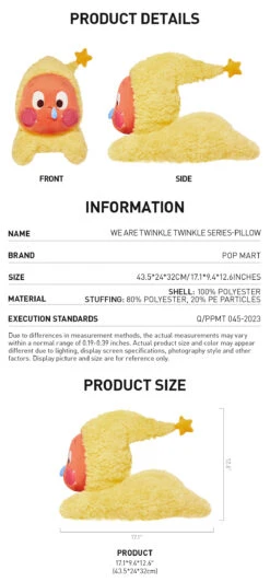 We Are Twinkle Twinkle Series-Pillow -Pop Mart 20240912 140021 876779 we are twinkle twinkle series pillow accessories details popmart us 02 1200x2584