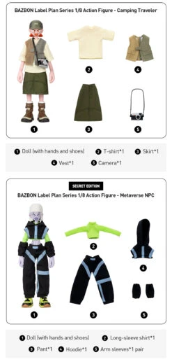 BAZBON Label Plan Series 1/8 Action Figure 31 BAZBON Label Plan Series 1/8 Action Figure -Pop Mart 20241015 114420 404509 bazbon label plan series 1 8 action figure blind boxes pop mart us detail 04 1200x2527