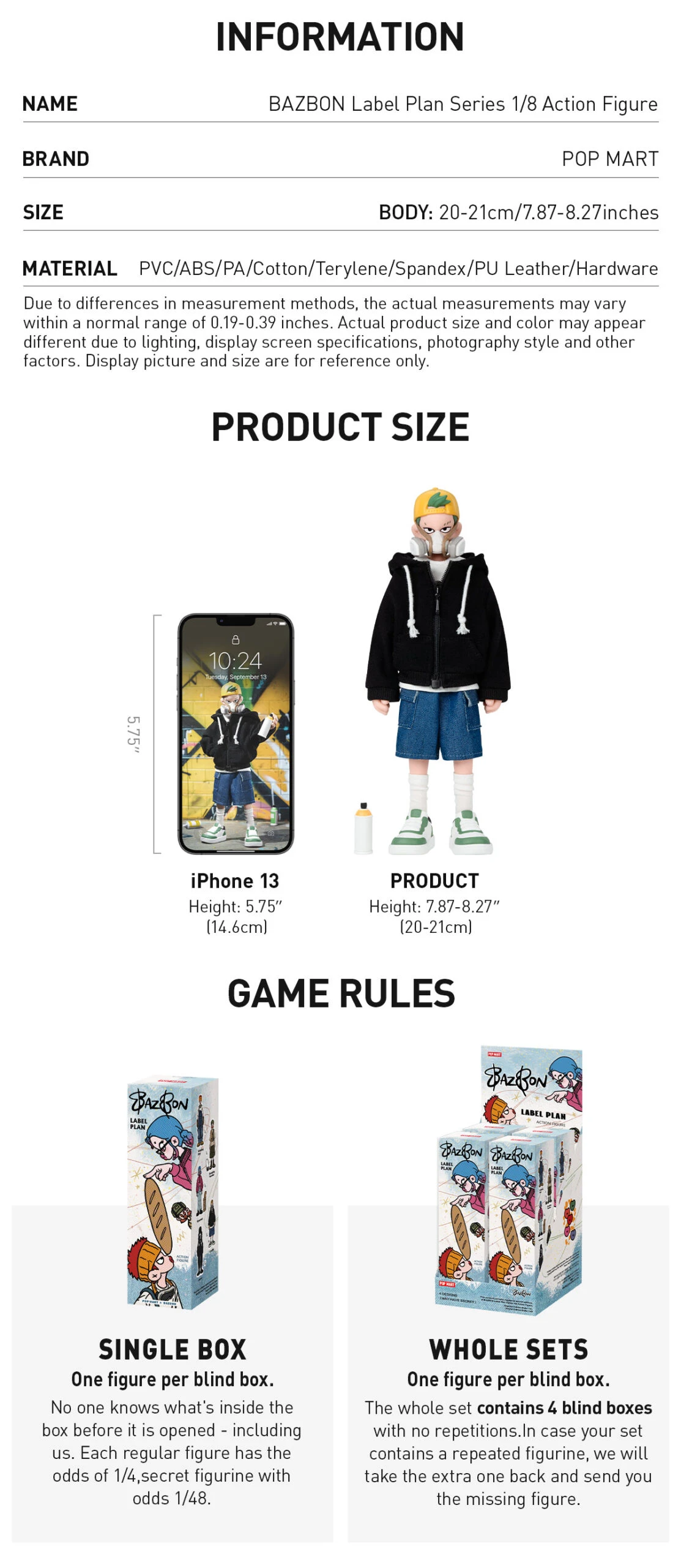 BAZBON Label Plan Series 1/8 Action Figure 14 BAZBON Label Plan Series 1/8 Action Figure - Image 14