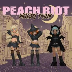 Peach Riot Witchy Punk Figures 12 Peach Riot Witchy Punk Figures -Pop Mart 20241015 174333 010218 peach riot witchy punk figures designer figurines pop mart us scene 1 1200x1200