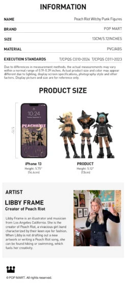 Peach Riot Witchy Punk Figures 15 Peach Riot Witchy Punk Figures -Pop Mart 20241015 174403 004337 peach riot witchy punk figures designer figurines pop mart us detail 03 1200x2720