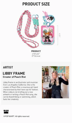 Lil Peach Riot:Loading! Series-Card Holder -Pop Mart 20241030 174639 354812 lil peach riot loading series card holder accessories pop mart us detail 03 1200x2036