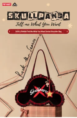 SKULLPANDA Tell Me What You Want Series Shoulder Bag -Pop Mart 20241104 181802 666112 01 skullpanda tell me what you want series shoulder bag accessories details popmart us 1200x1826