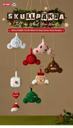 SKULLPANDA Tell Me What You Want Series Plush Pendant -Pop Mart 20241104 182250 966217 skullpanda tell me what you want series plush pendant accessories pop mart us detail 01 1200x2092