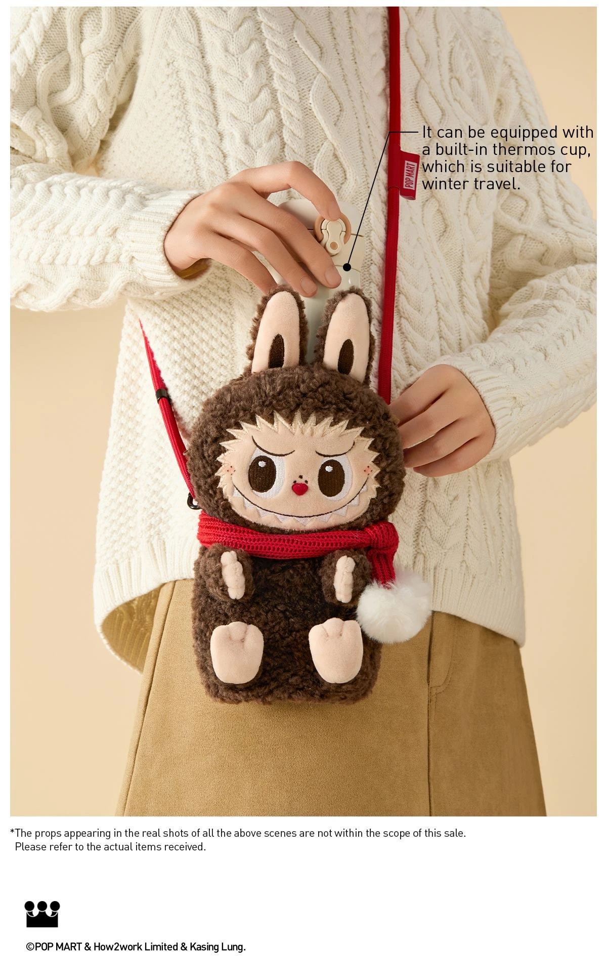 THE MONSTERS Classic Series-Plush Doll Shoulder Bag 9 THE MONSTERS Classic Series-Plush Doll Shoulder Bag - Image 9