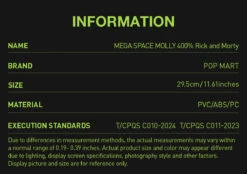 MEGA SPACE MOLLY 400% Rick And Morty -Pop Mart 20241119 172318 159790 mega space molly rick and morty 400 02 1200x847