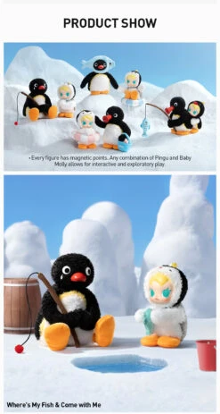 Baby Molly × Pingu Happy Fishing Series-Vinyl Plush Pendant Blind Box -Pop Mart 20241129 103236 407327 baby molly pingu happy fishing series vinyl plush pendant blind box blind boxes details popmart us 07 1200x2247