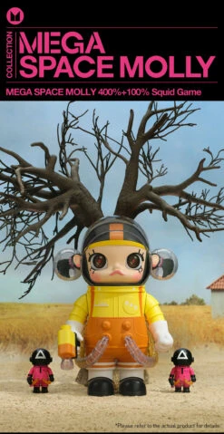 MEGA SPACE MOLLY 400%+100% Squid Game -Pop Mart 20241211 112856 040778 1 mega space molly 400 100 squid game mega details popmart us 1200x2327
