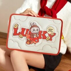 Wealthy Snake's New Year Celebration Series-LABUBU Laptop Bag -Pop Mart 20241218 180150 543488 wealthy snake s new year celebration series labubu laptop bag accessories scene2 1200x1200