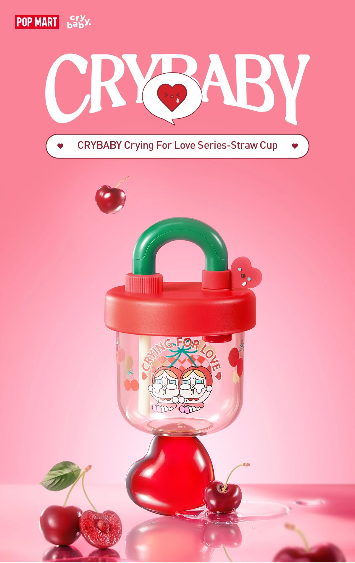 CRYBABY Crying For Love Series-Straw Cup - Image 6