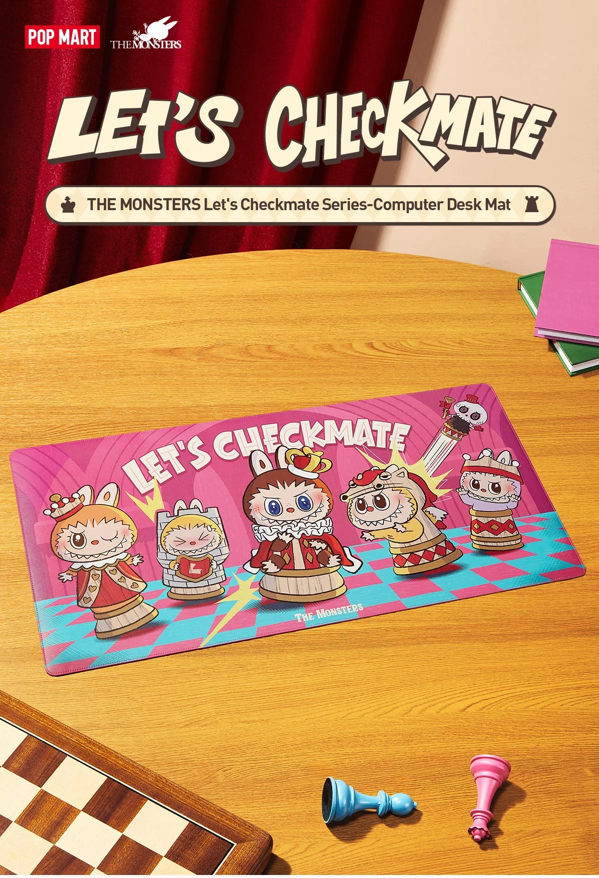 THE MONSTERS Let's Checkmate Series-Computer Desk Mat 6 THE MONSTERS Let's Checkmate Series-Computer Desk Mat - Image 6