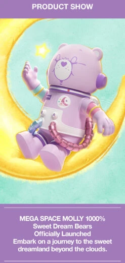 MEGA SPACE MOLLY 1000% Sweet Dream Bears -Pop Mart 20250208 105225 675822 5 mega space molly 1000 sweet dream bears mega details popmart us 1200x2514