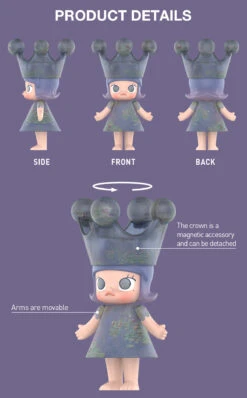 MEGA ROYAL MOLLY 400% Monet-Les Nymphéas -Pop Mart 20250221 205207 618789 3 mega royal molly 400 monet les nymphe as mega details popmart us 1200x1934