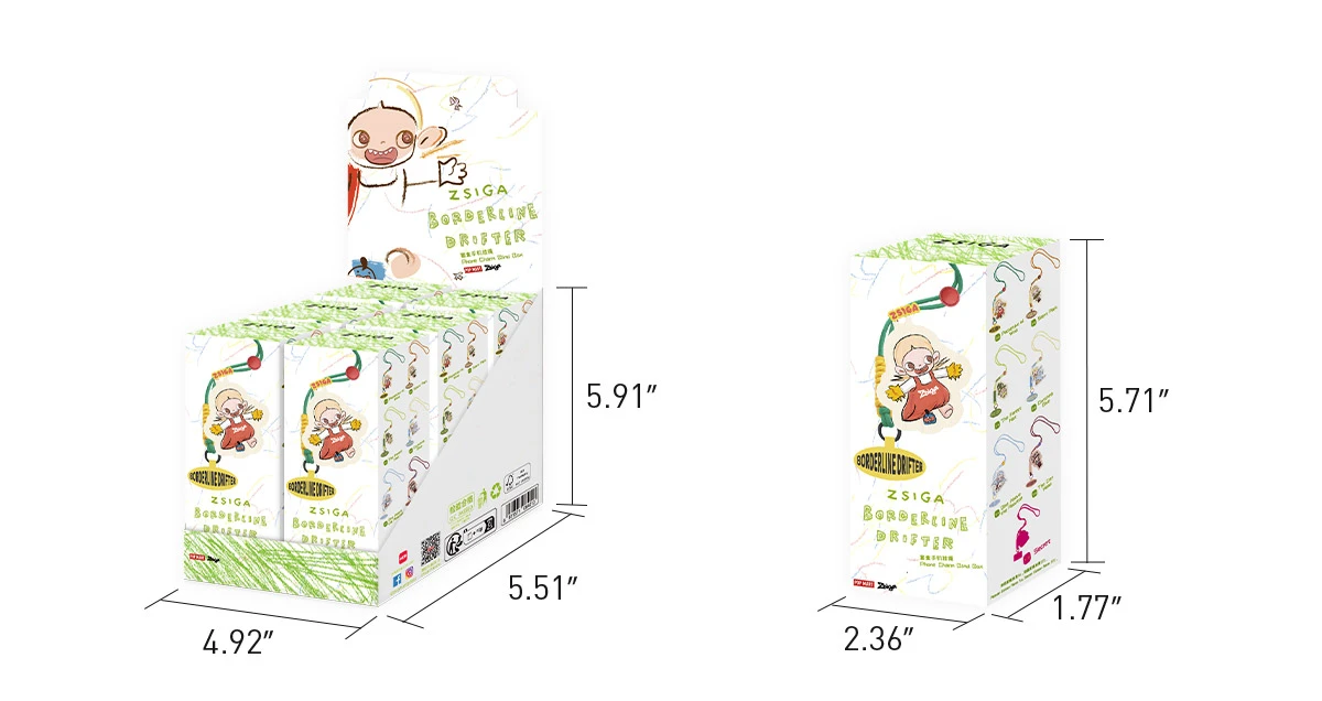 Zsiga Borderline Drifter Series-Phone Charm Blind Box 20 Zsiga Borderline Drifter Series-Phone Charm Blind Box - Image 20