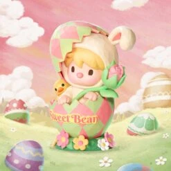 Sweet Bean Easter Bunny Figure -Pop Mart 20250303 172513 532570 scene 2 sweet bean easter bunny figure figurine details popmart us 1200x1200