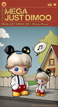 MEGA JUST DIMOO 1000% Mickey Mouse -Pop Mart 20250307 142122 512771 1 mega just dimoo 1000 mickey mouse mega details popmart us 1200x2199