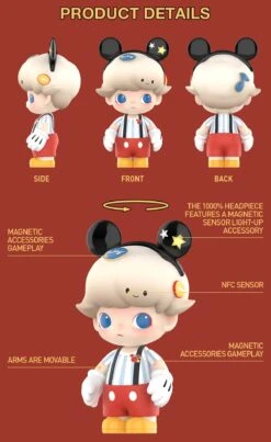 MEGA JUST DIMOO 1000% Mickey Mouse -Pop Mart 20250307 142122 536777 3 mega just dimoo 1000 mickey mouse mega details popmart us 1200x1959