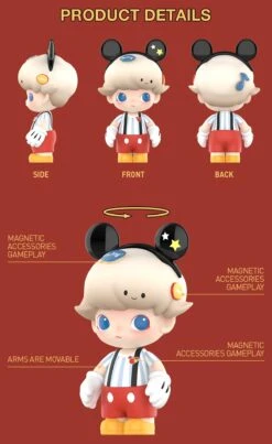 MEGA JUST DIMOO 400% Mickey Mouse -Pop Mart 20250317 142654 432330 3 mega just dimoo 400 mickey mouse mega details popmart us 1200x1958