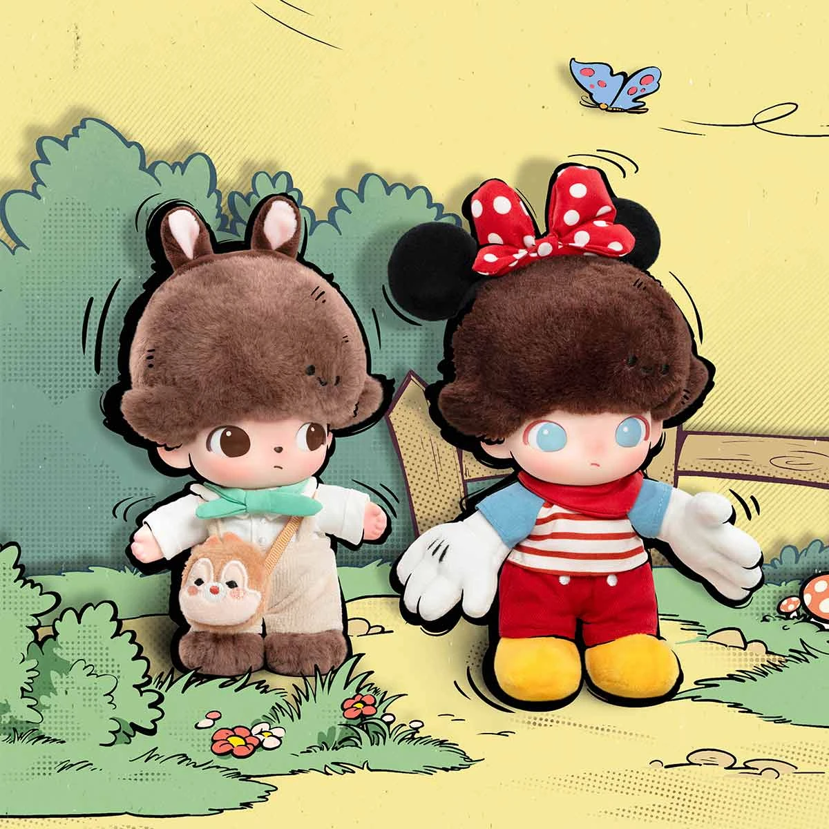 DIMOO WORLD × DISNEY Series-Vinyl Plush Keychain Blind Box - Image 9