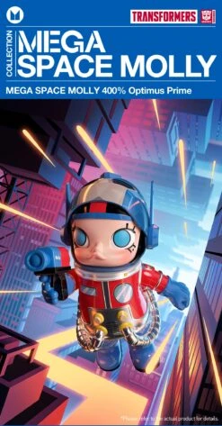 MEGA SPACE MOLLY 400% Optimus Prime -Pop Mart 20250328 092517 772733 1 mega space molly 400 optimus prime mega details popmart us 1200x2296