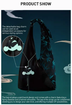 SKULLPANDA The Mirage Series Shoulder Bag -Pop Mart 20250328 172342 599910 03 skullpanda the mirage series shoulder bag accessories popmart us 1200x1746