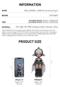 SKULLPANDA × HAMCUS 1/6 Action Figure -Pop Mart 20250407 164840 137999 03 skullpanda hamcus 1 6 action figure bjd details popmart us 1200x1722