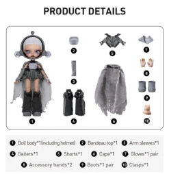 SKULLPANDA × HAMCUS 1/6 Action Figure -Pop Mart 20250407 164840 540480 02 skullpanda hamcus 1 6 action figure bjd details popmart us 1200x1232