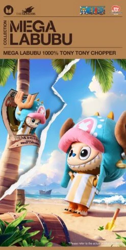 MEGA LABUBU 1000% TONY TONY CHOPPER -Pop Mart 20250410 140213 543115 01 mega labubu 1000 tony tony chopper mega details popmart us 1200x2378